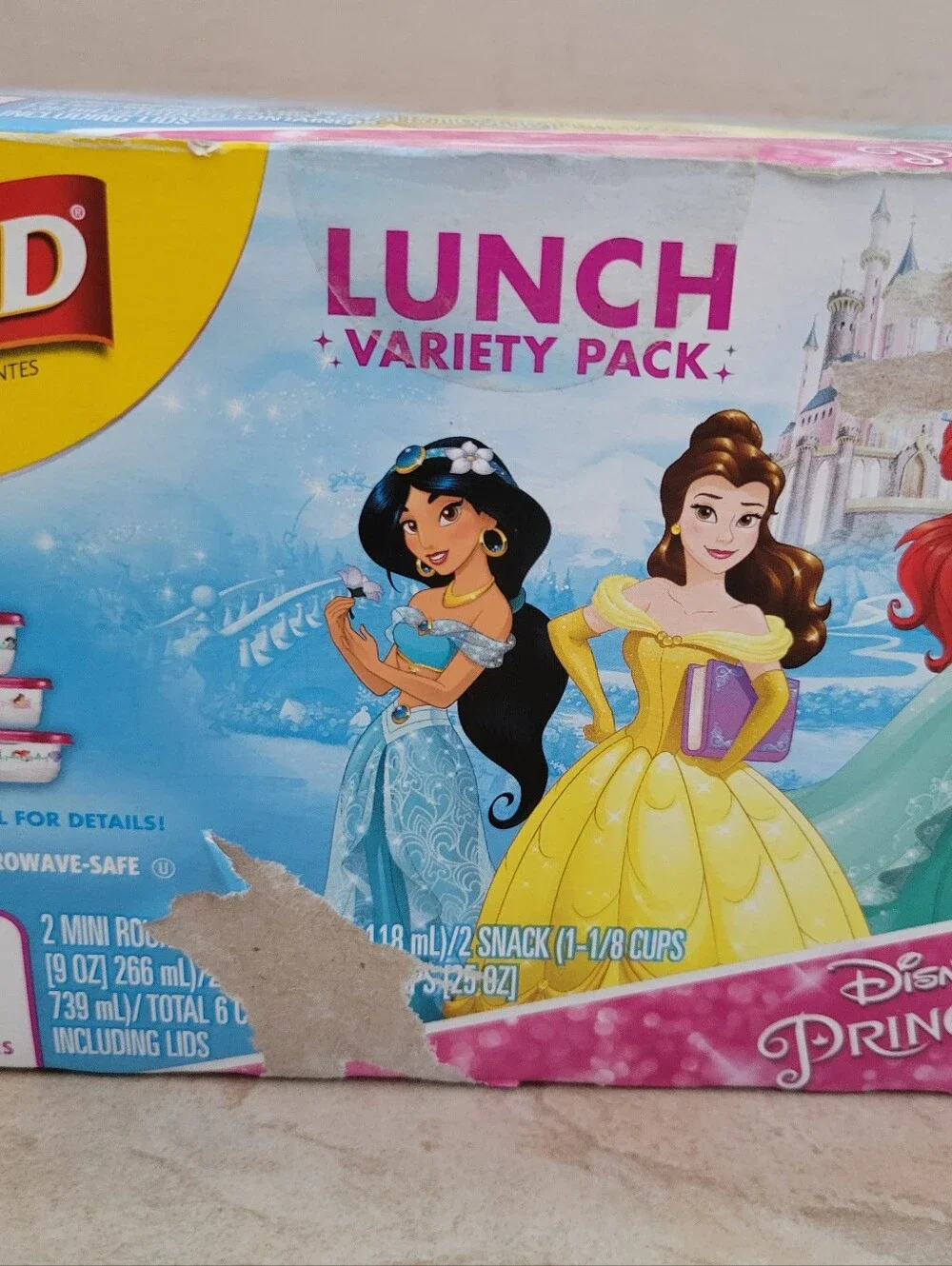 Glad Disney Princess Lunch Variety Pack - New